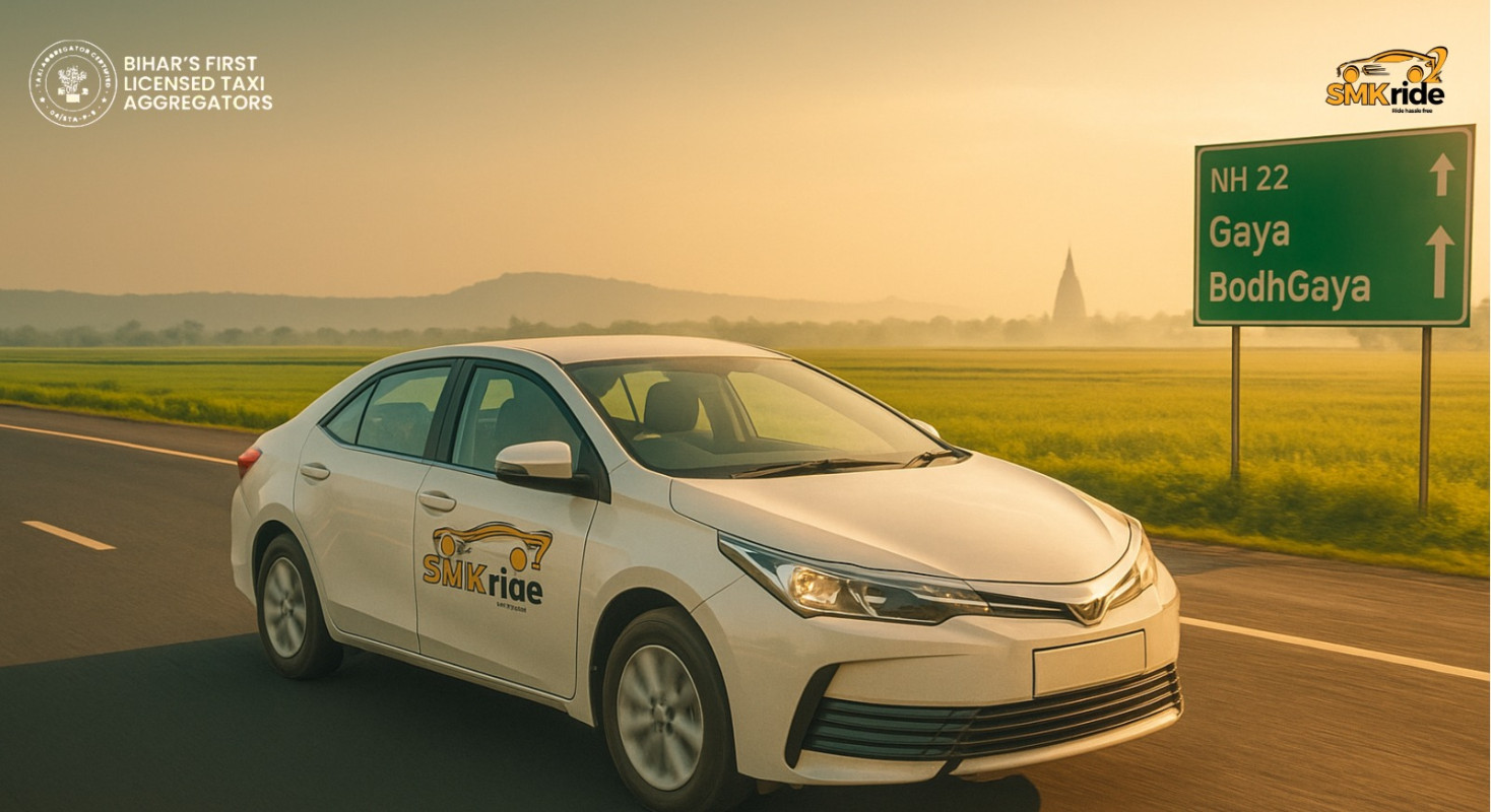Patna to Gaya Taxi Booking – Safe, Affordable & Quick Travel with SMK Ride
